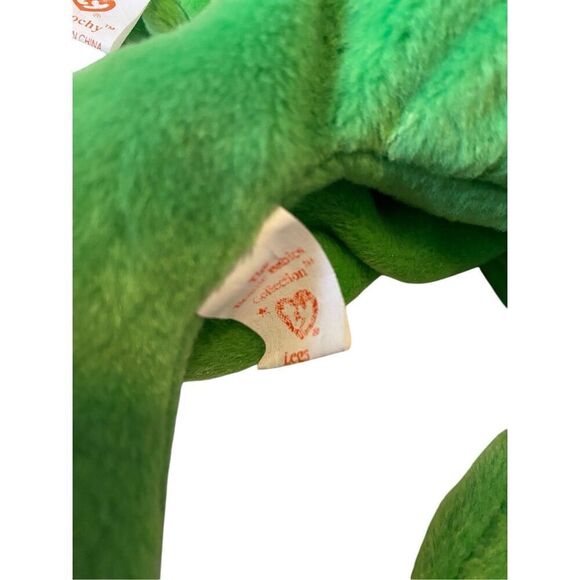 Lot of 2 Smoochy Legs The Frog Ty Beanie Baby Plush Collectible Vintage 90s - Picture 8 of 12